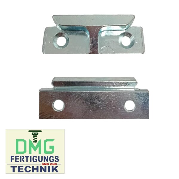 ROTO Schließblech 6482352400, 50 x 17mm NACHBAU in hell verzinkt VR5/139