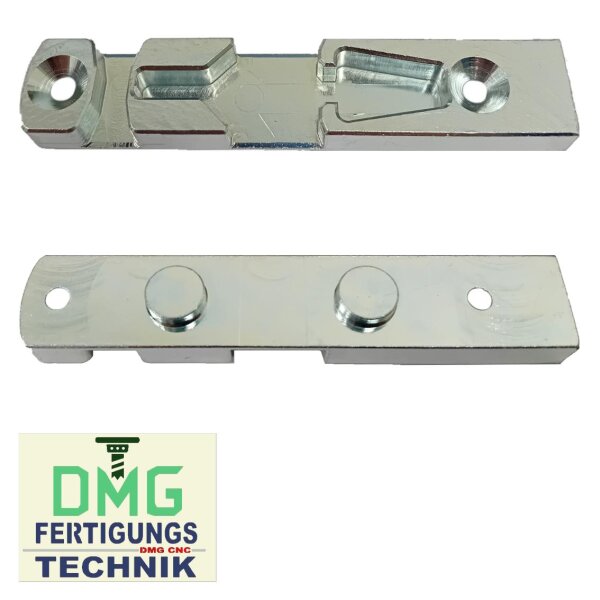 ROTO Schließblech 64823540/1 64823540/2, 90 x 17mm NACHBAU in hell verzinkt VR5/107