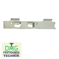 MEETH Schließblech Kippschließblech mit Rolle 9.39602 939602 128 x 24mm Links NACHBAU in hell verzinkt VR5/154