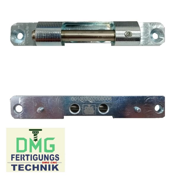 MACO Axerlager Scherenlager W20764, 99 x 15 mm, 2 Haltezapfen 3 x 3 mm, inklusive Scherenstift NACHBAU hell verzinkt VR5/044