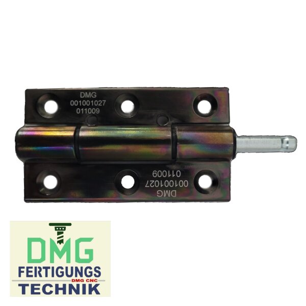 Falttürscharnier Falttürband 86 x 50mm Nachbau mit  Stift 7 x 88,5mm VR5/411