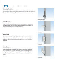 GU Secury X Reparatur Mehrfachverriegelung Renovierungs Schloss  mit   2 Rollzapfen rund 3 teilig Entfernung 92 mm und 72 mm   Dornmaße  und Stulpbreite frei wählbar