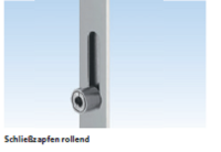 GU Secury X Reparatur Mehrfachverriegelung Renovierungs Schloss  mit   2 Rollzapfen rund 3 teilig Entfernung 92 mm und 72 mm   Dornmaße  und Stulpbreite frei wählbar