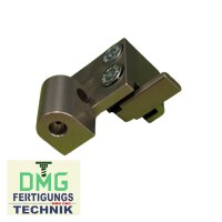 GEZE WICONA Ecklager links Nachbau Aluminium Neusilber VR5/528