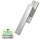 FENSTERGRIFF silber, Länge Zunge 32 mm,Rosetten Länge 117 mm,Lochabstand 85 mm DIN Links NACHBAU VR5/545