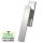 FENSTERGRIFF silber, Länge Zunge 32 mm,Rosetten Länge 117 mm,Lochabstand 85 mm DIN Rechts NACHBAU VR5/546