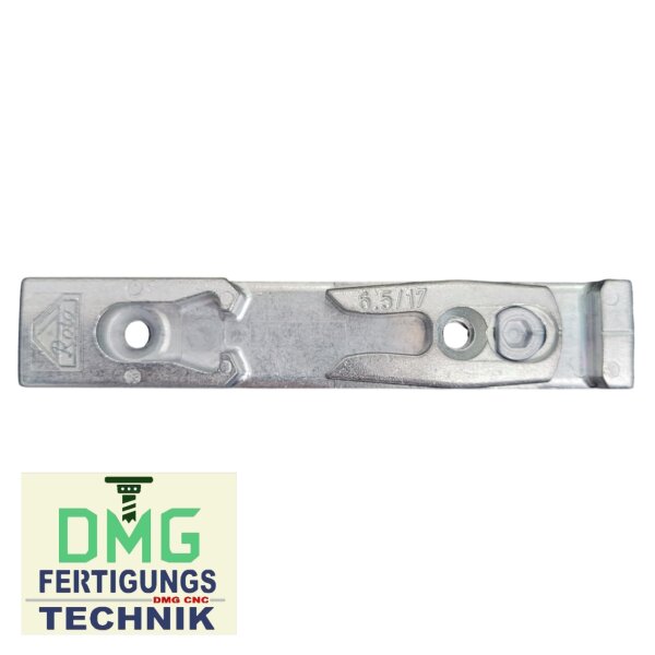 ROTO CENTRO Kippschließblech DK-Schließblech R604B72 R604A72 für Holzelemente 18 mm Falz , 648233990000, 6482374120, 6.5/17