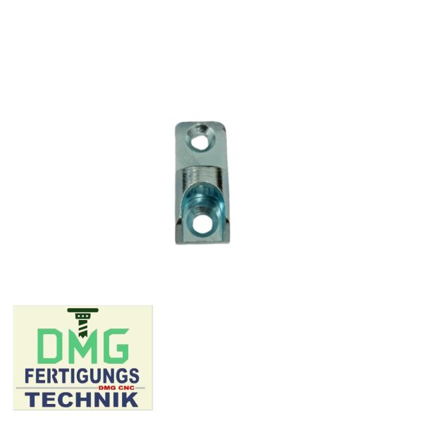 ROTO Alu Ecklager 36 x 15mm mit einem Haltezapfen Ø 4mm Länge 5mm NACHBAU in hell verzinkt VR5/302