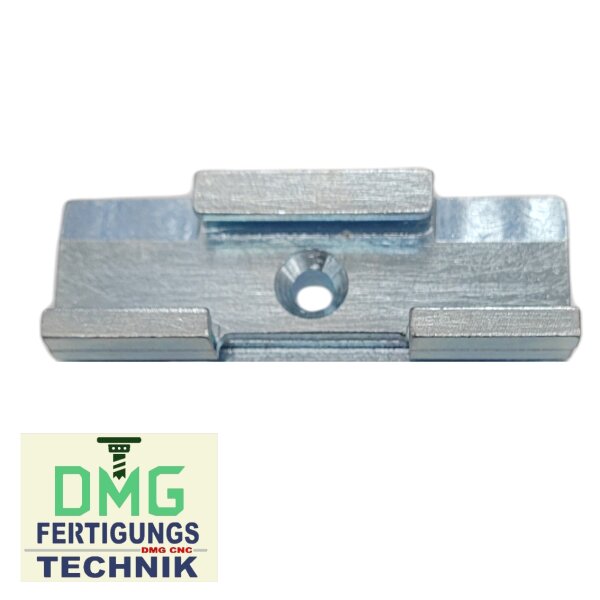 SIEGENIA LM Schließblech 60 x 20mm NACHBAU in hell verzinkt VR5/055