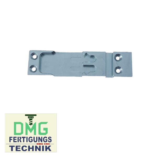 SIEGENIA Schließblech Kippblech 860TL 113 x 28mm NACHBAU in hell verzinkt VR5/161