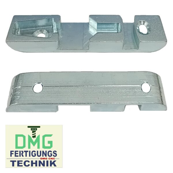 ROTO Centro 80 Kippschließblech 900  77 x 17mm NACHBAU in hell verzinkt VR5/130