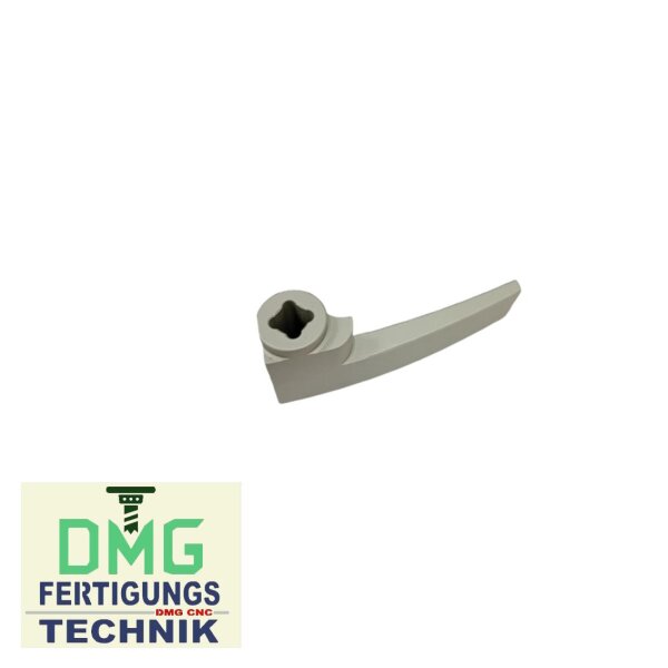 Fenster Verschlusshebel Silber eloxiert Din Rechts NACHBAU VR5/383