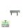 GU Eckband UF8 865, 85 x 11 mm, Falz 10 mm, 2 Haltezapfen unten 28mm , oben 22 x 7 mm, NACHBAU VR5/274